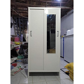 Mua Tủ Nhựa Đài Loan 2 Cánh Cửa Lùa 209