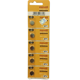 Pin chính hãng Maxell 371 SR920SW dành cho đồng hồ, thiết bị điện tử