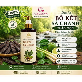 Dầu Xả Bồ Kết Sả Chanh thảo mộc phục hồi tóc hư tổn vì uốn nhuộm.