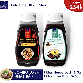 Combo Dashi Nhật Bản 2 chai 320g, 340g