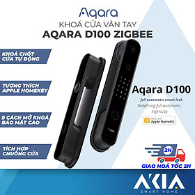 Khoá vân tay Aqara A100 - Hỗ trợ mở cửa bằng HomeKey, Tích hợp 7 cách mở, Lõi bảo mật Class C, phiên bản Quốc Tế, Hàng Chính Hãng