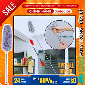 Mua Chổi Quét Trần Nhà Dài Tới 2 8m  Chổi Phất Trần Có Cán Điều Chỉnh  Quét Mạng Nhện  Lau Chùi Bụi Bẩn Trên Cao Dododios