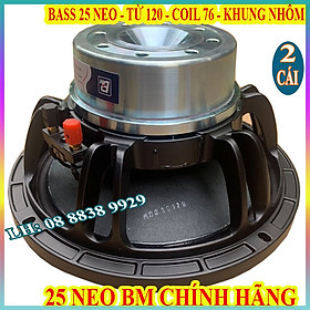 CẶP CỦ LOA 25 NEO TRẮNG HÃNG BM COIL 75MM CAO CẤP HÀNG NHẬP KHẨU - GIÁ 2 CHIẾC