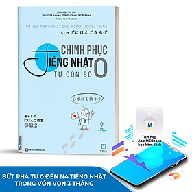 Hình ảnh Chinh Phục Tiếng Nhật Từ Con Số 0 Cho Người Mới Bắt Đầu Tập 2 - Học Kèm App Online - Bản Quyền