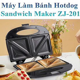 Mua Máy Làm Bánh Hotdog Sandwich Maker Zj-201 Công Suất 750W Tiện Dụng