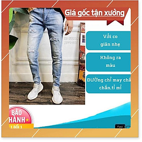 Quần Jean Nam Chất Bò Hàng Vnxk Cao Cấp Phong Cách Hàn Quốc