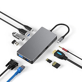 Mua Cáp Blueendless Type C Sang HDMI 4K 1000Mbps Ethernet  2 USB 3.0 Ports  SD/TF Card Reader - Hàng Nhập Khẩu