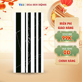 Mua Gạch men ốp tường LUSTRA INCEF0300600011D1 màu đen trắng xen kẽ  vân đá đen trắng nổi bật trên nền đen  kích thước tiêu chuẩn 300mmx600mm - Hàng chính hãng
