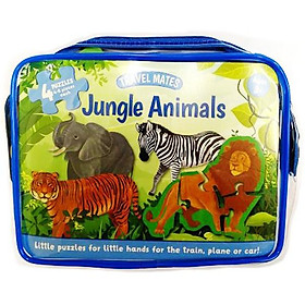 Travel Mates Jigsaws In Bag Jungle Animals