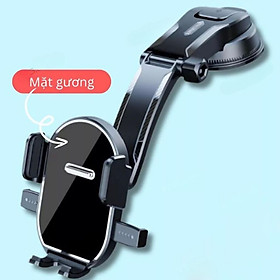 Giá Đỡ Điện Thoại trên Ô Tô, Kẹp Điện Thoại dạng Thác đổ, Không Chắn Tầm Nhìn gắn táp lô, Kính lái ô tô - Thương Hiệu RIBI - Hàng Chính Hãng