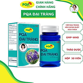 PQA Đại Tràng lọ 30 viên nang là dược phẩm thảo dược dùng cho người bị viêm đại tràng hỗ trợ ngăn ngừa các triệu chứng của viêm đại tràng cấp và mạn tính, rối loạn tiêu hóa.