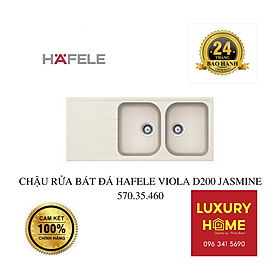 Mua CHẬU RỬA BÁT ĐÁ HAFELE VIOLA D200 JASMINE 570.35.460 - HÀNG CHÍNH HÃNG