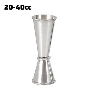 Mua ly đong zigger định lượng 20-40cc bằng inox 2 đầu cao cấp  jigger chuyên dụng dụng cụ pha chế quán Bar nhỏ gọn