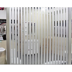Mua 5M Giấy Dán Kính hoa tiết soc trắng không cần keo - khổ 0.45m