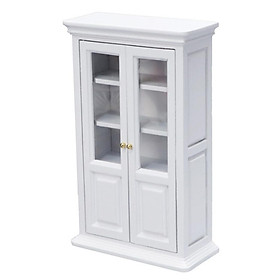 Kids Wooden Doll House Bookcase Kitchen Furniture Set Pretend Play Toy White