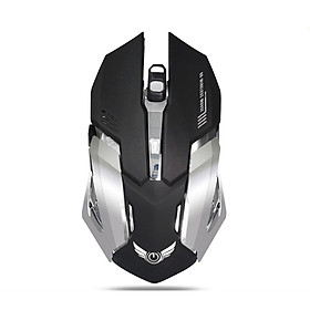 Mua Chuột Gaming X70 không dây 2.4g nhiều màu kiêm đèn LED nhiều màu - Đen