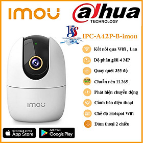 Mua Camera wifi IMOU ranger 2 IPC-A42P 4.0 Megapixel  quay quét qua app  đàm thoại hai chiều  theo dõi thông minh - Hàng chính hãng bảo hành 24 tháng