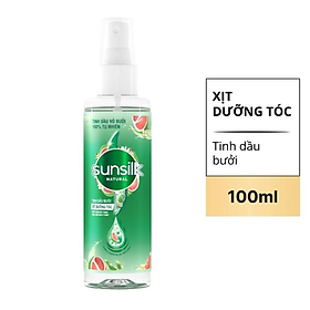 Xịt dưỡng tóc tinh dầu bưởi Sunsilk Natural giúp tóc chắc khỏe và giảm gãy rụng 100ml