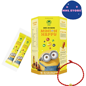 Combo 2 Hộp Siro ăn ngon MINION HAPPY Tặng Vòng Tay May Mắn