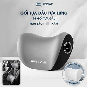 Gối Tựa Đầu Tựa Lưng Cao Cấp Chính Hãng OFFICE CHILL Combo Gối Tựa Lưng Tựa Cổ Ô Tô Ghế Văn Phòng Chất Liệu Cao Su Bảo Hành 90 Ngày