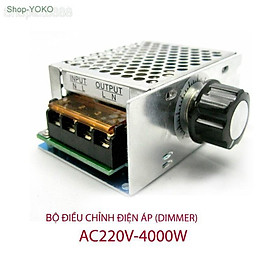 Bộ chiết áp (dimmer) 4000W-220V cho quạt sưởi, ánh sáng, động cơ điện