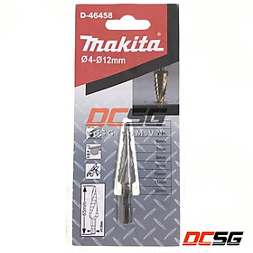 Mũi khoan bậc rãnh xoắn 4-12mm chân lục giác Makita D-46458 | DCSG
