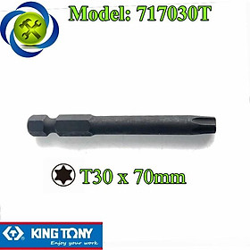 Mua Mũi vặn vít sao T30 Kingtony 717030T dài 70mm loại không lỗ