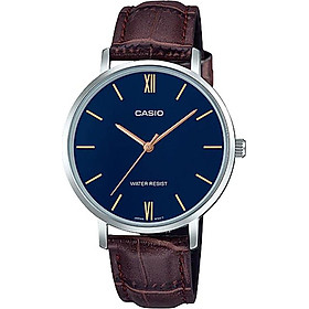 Đồng hồ Casio nữ dây da LTP-VT01L-2BUDF (34mm)