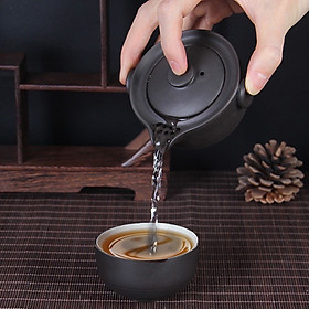 Mua Bộ ấm chén độc ẩm gốm tử sa pha trà phụ kiện uống trà