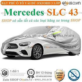 Bạt che phủ xe ô tô Mercedes Benz SLC 200 3 lớp cao cấp