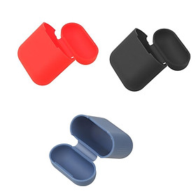 3pcs Silicone Case Cover Holder Protector for  Earphones Charging Box