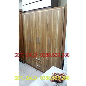 TỦ QUẦN ÁO 3 CÁNH CÓ NGĂN KÉO GỖ MDF CAO CẤP, HIỆN ĐẠI