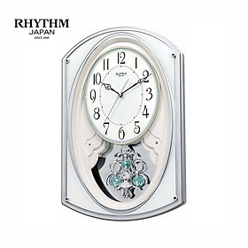 Mua Đồng hồ treo tường Nhật Bản RHYTHM 4MJ401WR05  Kt 29.0 x 45.0 x 8.1cm  2.6kg  Vỏ Nhựa
