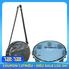 Combo Trống Lắc Tay Và Bao Đựng Lục Lạc Gõ Bo Tambourine Yamaha MT6-102B (Xanh)
