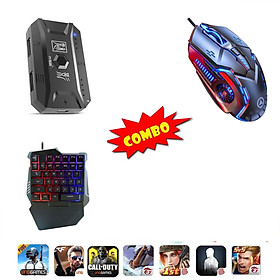 Mua Combo Bộ Chuyển Đổi Chơi Game Vinetteam Meiyng M1 Pro + Bàn Phím C91 + Chuột Chuyên Game X3 Chơi Game Pubg Ros Free Fire Và Các Game EPS - Hàng Chính Hãng