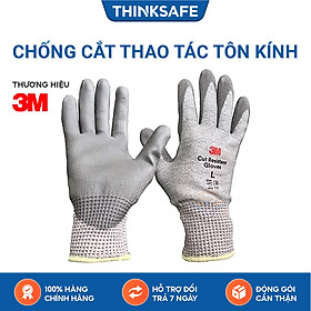 Mua Găng tay chống cắt 3M cấp độ 5 chuyên dùng chống cắt tôn kính găng ôm tay dễ thao tác 3M CUT LV5 (Màu xám)
