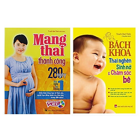 Combo Sách Bà Bầu Nên Đọc: Bách Khoa Thai Nghén - Sinh Nở Và Chăm Sóc Em Bé + Mang Thai Thành Công - AHABOOK