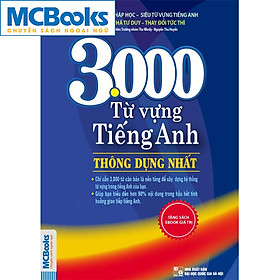 [Download Sách] 3000 Từ Vựng Tiếng Anh Thông Dụng Nhất - Mcbooks