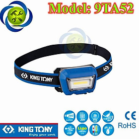 Đèn pin đội đầu Kingtony 9TA52B tắt - bật đèn không cần chạm tay