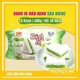 Bánh in đậu xanh lá dứa Tân Huê Viên túi 10 bánh 400g