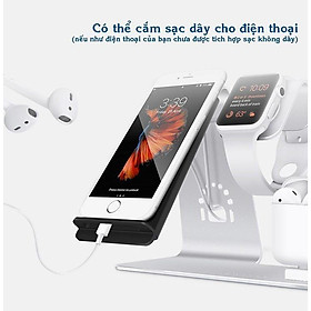 Bộ sạc pin không dây Bestand 3in1 cho Iphone AppleWatch và Airpods - HanruiOffical