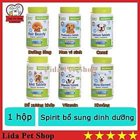 SPIRIT bổ sung dinh dưỡng Canxi/Khoáng/đẹp lông da/Vitamin/Bổ xương khớp/Men tiêu hóa