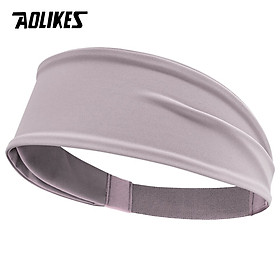 Băng đô thể thao thấm mồ hôi AOLIKES A-2116 Widening elastic sposts hairband