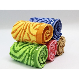 Khăn mặt hoa cotton các màu 28x48 cm