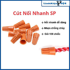 Mua Cút nối dây điện nhanh SP loại dày dặn chịu tải tốt (gói 100chiếc)