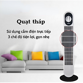 Mua Quạt Tháp Không Cánh Đa Năng  Quạt Để Bàn Làm Mát Không Khí 3 Chế Độ Gió Xoay 120 Độ Hoạt Động êm Ái