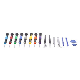 16-Piece Precision Screwdriver Set Cellphone Repair Tool Kit for iPhone, iPad, iPod, for SAMSUNG Galaxy, Cell Phone, Macbook, Laptop, PC and More