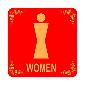 Bảng Chỉ Dẫn Women - BV-004 (Đỏ)