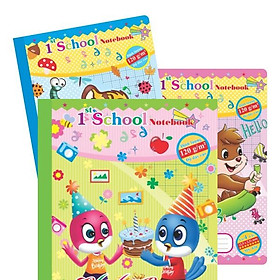 Combo 3 quyển Vở ô ly Hổ Nhí - 80 trang; MS: 038