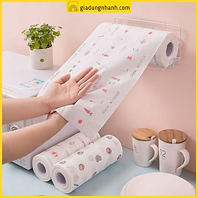 Mua Cuộn Giấy Lau Tay  Lau Nhà Bếp In Họa Tiết Trắng Đa Năng